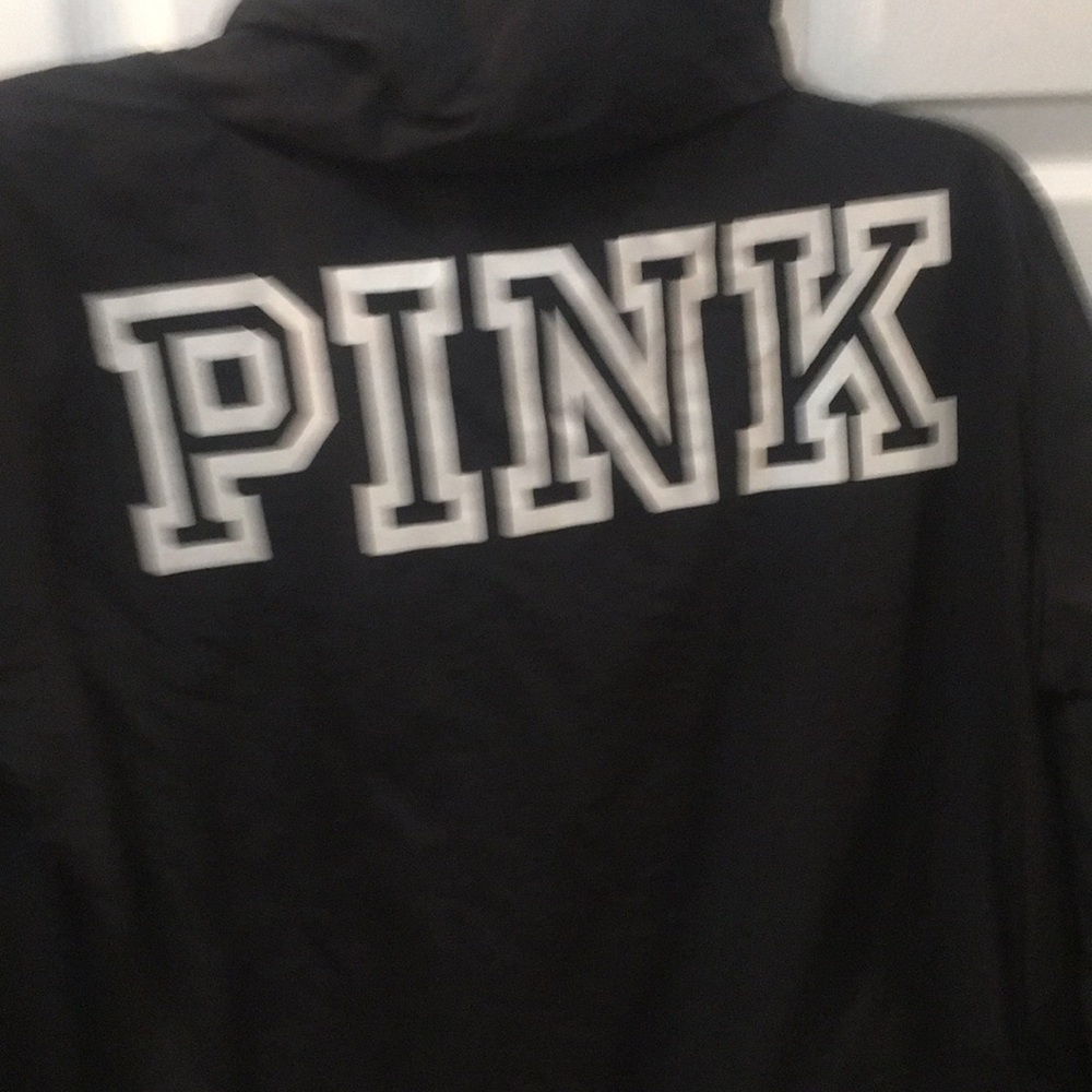 PINK by Victoria Secret Black Jacket Large